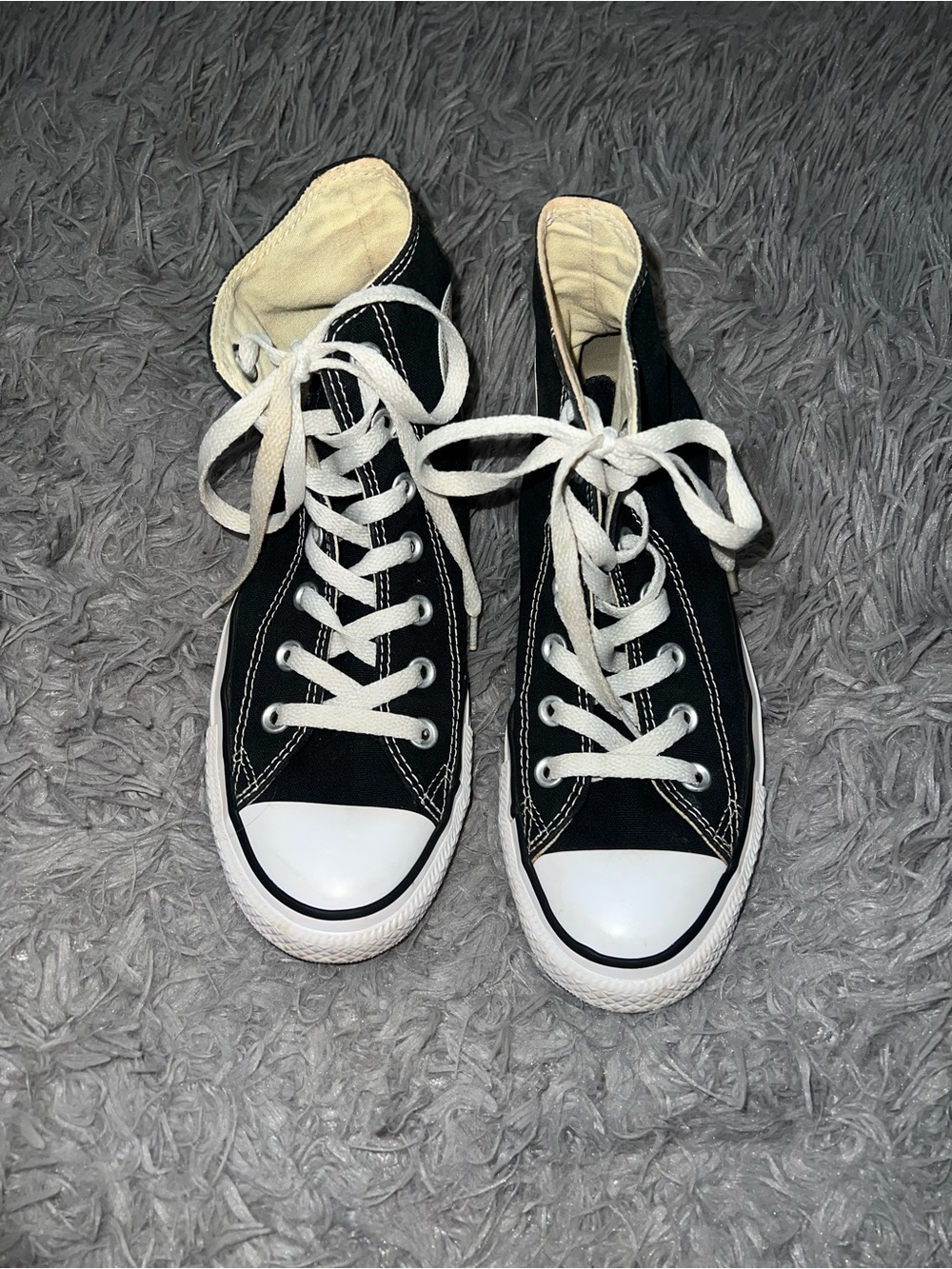 Converse Classic Black High-Top Canvas Sneakers
